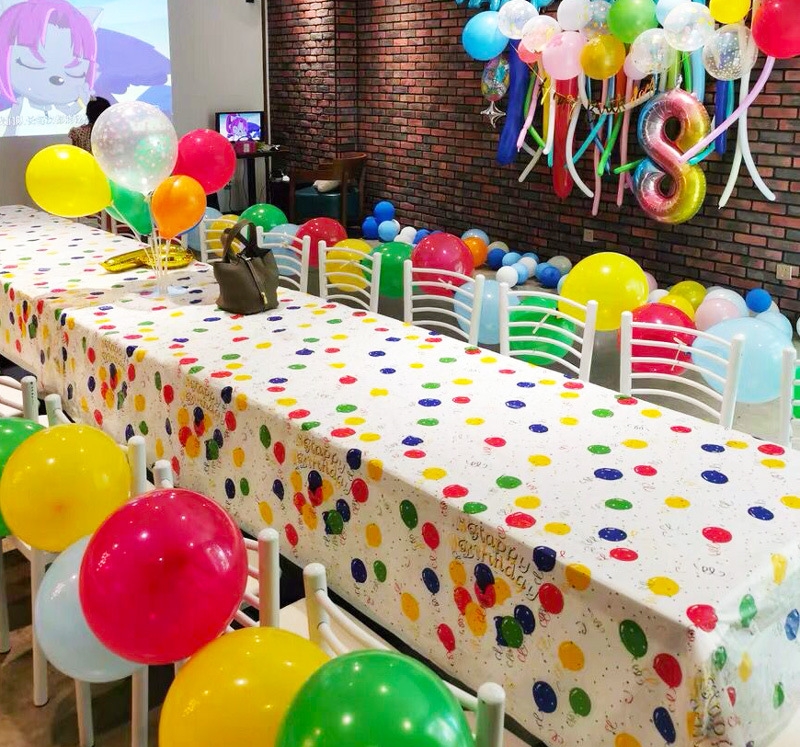 一次性大桌布长方形儿童生日派对班级教室布置学校活动台布小红书