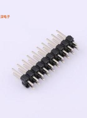 DS1021-2x10SF11-B |全金Type1,B级排针插件,P=2.54mm
