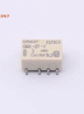 G6K-2F-Y-TR DC3|原装SMD,6.5x10mmRELAY TELECOM DPDT 1A 3