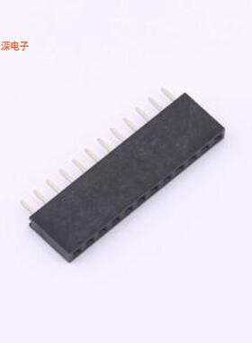 PM254V-11-12-H85 |排母排母2.54mm间距1x12P塑高8.5mm 直插