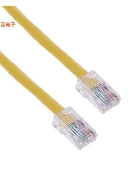 UTPCH12MYLY |圆形线缆CABLE MOD 8P8C PLUG-PLUG 39.37'