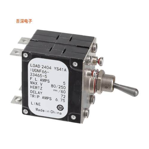 IUGNF66-33465-5 |面板安装CIR BRKR MAG-HYDR LEVER