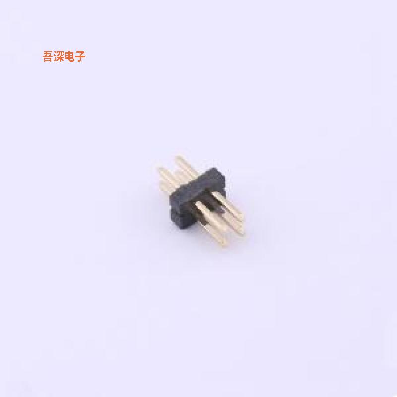 X1321WV-2x02J-C30D23 |排针上针C3.0 下针2.3mm,6T料,Au足1u