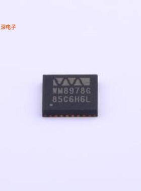 WM8978CGEFL/RV|原装WQFN-32-EP(5x5)音频接口芯