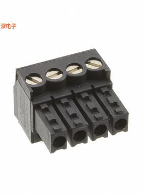1776242-4 |插头，母插口TERM BLOCK PLUG 4POS 3.50MM