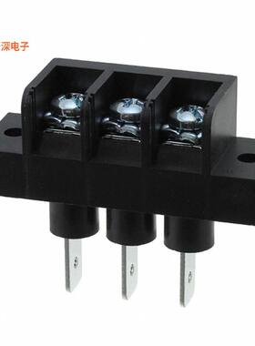 BC6-Q308-03 |隔板接线座CONN BARRIER STRIP 3CIRC 0.375