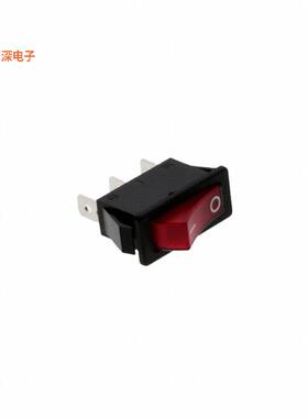 R4JBLKRILFF1 |面板安装，卡入式SWITCH ROCKER SPST 20A 125V