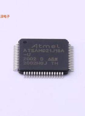 ATSAMD21J18A-AUT 原装|正品TQFP-64(10x10)