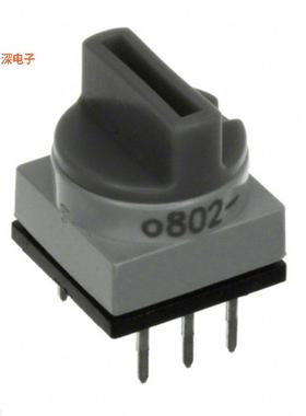 PT65521 |SP4TSWITCH ROTARY DIP SP4T 0.15A 24V