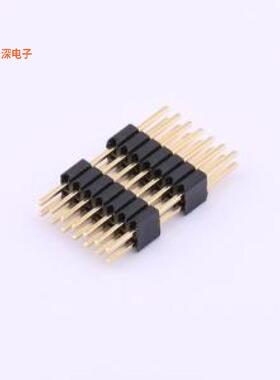 X1322WV-2x07H-C40D30-E80 |排针(X1322)1.27双排双塑