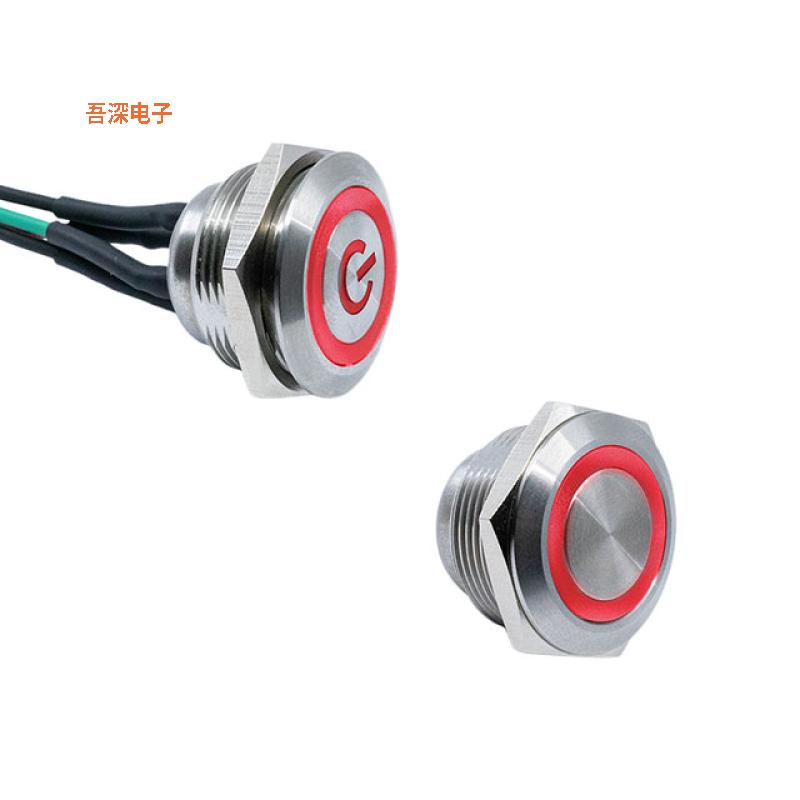 SV7F23SS-6G1 |前面板安装SWITCH PB SPST-NO 2A 36V