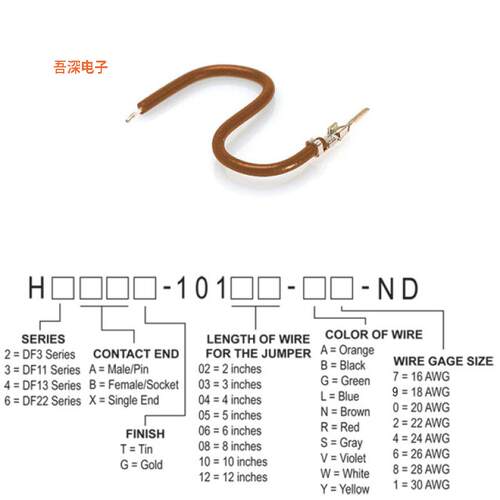 H2AXT-10102-N6 |原装全新JUMPER-H1502TR/A3049N/X 2