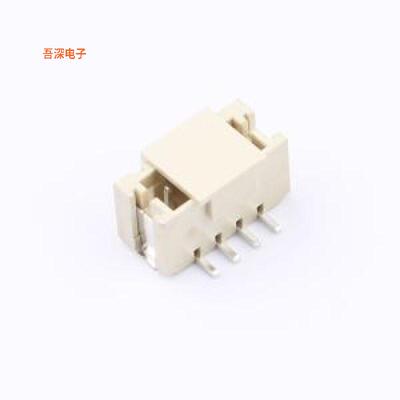 ZX-PH2.0-4PLT |线对板针座1x4P 间距:2mm 立贴 系列:P