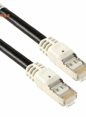 RJFSFTP60900 |圆形线缆CABLE MOD 8P8C PLUG-PLUG 29.53'