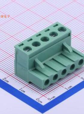 JL2EDGK-50805G02 |PA66/镀镍/铜方块插拔式接线P=5.08mm