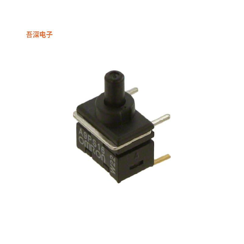 A9PS16-0012 |通孔，直角SWITCH PUSH SPST-NO 0.1A 28V