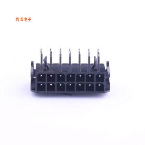 3.0-2*7AW |3004,2x7AW, 托盘 ,3.0mm线对板针座弯插,P=3mm