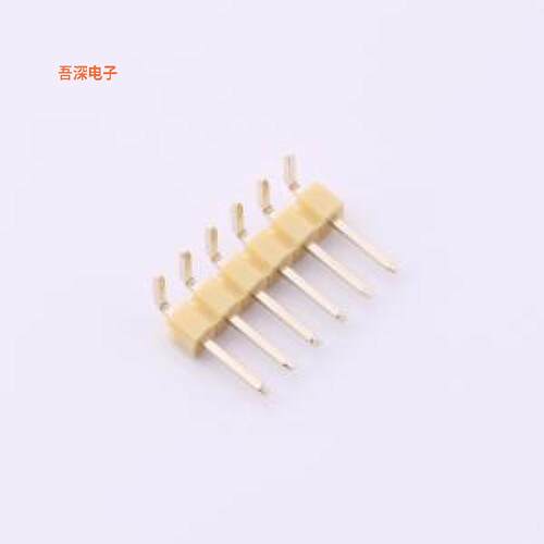 PZ254R-11-06P-YL |原装弯插,P=2.54mm排针
