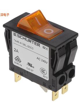 4430.2296 |面板安装CIR BRKR THRM 2A 240VAC 60VDC