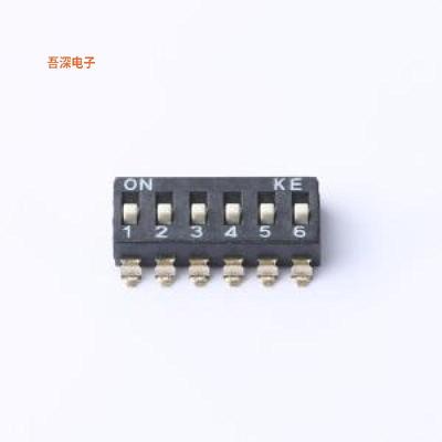 2.54-6P TPGT |立贴 高推拨码SMD