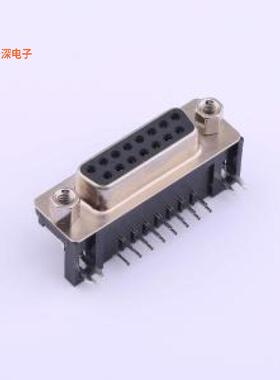 KH-DR-15S |原装全新VGA DR15P母座叉锁8.1环保黑色