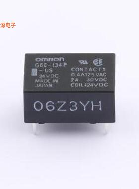 G6E-134P-US 24VDC |原装插件,16x10mm信号继电器