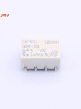 G6K-2G DC5 |原装SMD,6.5x10mmRELAY TELECOM DPDT 1A 5V