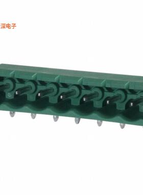 1755493 |接头，公引脚，带罩（4 面）TERM BLOCK HDR 7POS 5MM