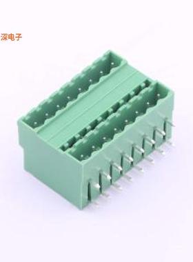 KF2EDGRH-5.08-2*8P |原装弯插,P=5.08mm插拔式接线