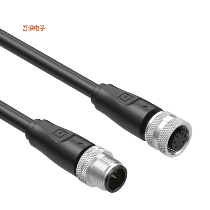 10-04527 |原装全新CIRC CBL 6POS PLUG TO RCPT 9.84' - 实物图