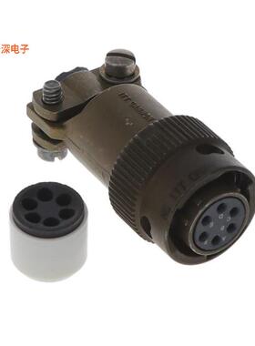 原装 MS3116F10-6S |全新正品CONN PLUG 6POS STRAIGHT W/SCKT