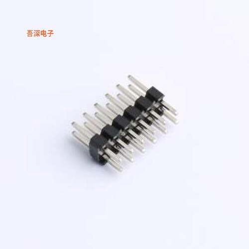 FG-PZ2.0-2-06P |排针2.0 2*6 塑高2.0 直插排针插件,P=2mm