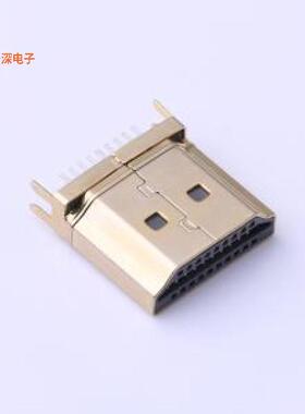 HYC109-HDMIA19-160|HDMI A TYPE 夹板1.6镀金HDMISM