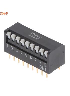 A6FR-9101 |SPSTSWITCH PIANO DIP SPST 0.025A 24V