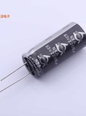 NXA 63V 2200UF 18*40 |原装插件,D18xL40mm直插铝电解