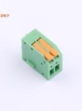 KF208VB-2.5-2P |原装插件,P=2.5mm弹簧式接线