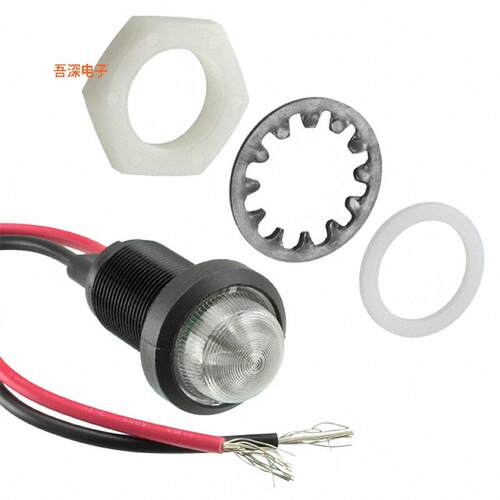 CNX718N20028W | 18MM RED 28V WIRE PNL MNT