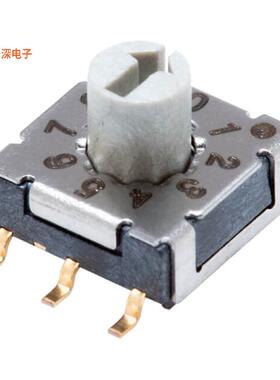 RDS-10S-7229-R-SMT |BCDSWITCH ROTARY DIP BCD 0.1A 50V