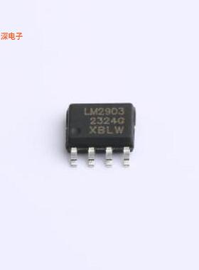 LM2903DTR(XBLW) |静态功耗Iq(Typ)(mA)0.7mA比较器SOP-8