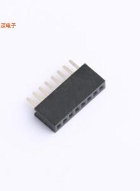 HC-PM127-4.3H-1x8PZ |原装插件,P=1.27mm排母