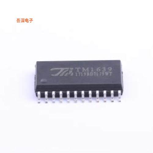 TM1639 |数码管驱动带键盘扫描（4×2bit）接口的驱动IC