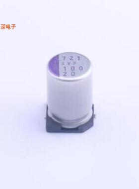 20SVP100M |原装SMD,D8xL12mmCAP ALUM POLY 100UF 20% 20V SMD