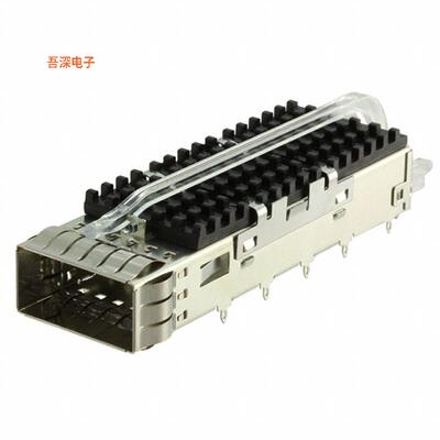 2170705-7 |带散热片的机架CONN ZQSFP+ CAGE W/HSINK R/A