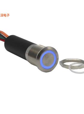 SS119NBSBW |前面板安装SWITCH PB SPST N.O. 24A 26.4VDC