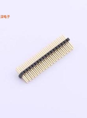 X1321WV-2x18J-C30D23 |排针上针C3.0 下针2.3mm,6T料,Au足1u