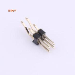 X6521 X6521WRS 排针 C60D75 2.54双排单塑 2x02H