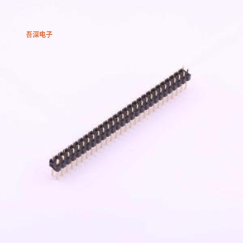 X6521WV-2x28H-C60D30 |高镀金 抗氧化排针插件,P=2.54mm