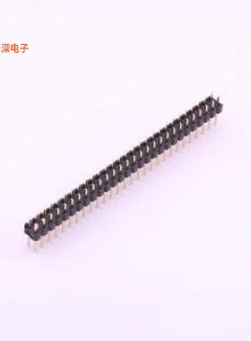 X6521WV-2x28H-C60D30|高镀金 抗氧化排针插件,P=2.54m