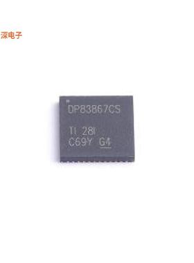 DP83867CSRGZR |原装VQFN-48-EP(7x7)IC ETHERNET PHY 48VQFN