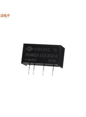 PDME2-S5-S12-S |隔离模块DC-DC ISOLATED, 2 W, 4.5~5.5 VDC